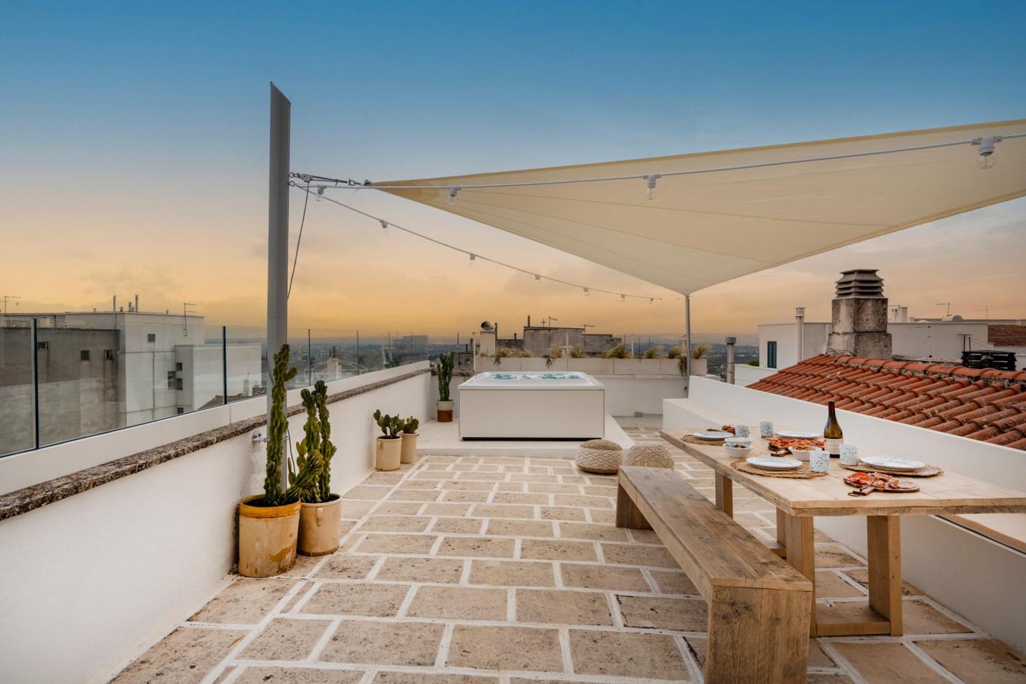 Апартаменти Casa U Burie, Casa Design Con Terrazza Panoramica E Jacuzzi Чистерніно Екстер'єр фото